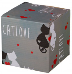 Банка для сыпучих продуктов с ложкой «Cat's Love» - Фото 1