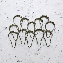 Набор колец для штор в ванную - Фото 2