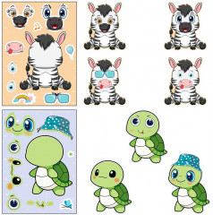 Набор наклеек для аппликации - Фото 2