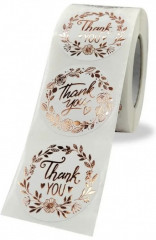 Набор наклеек в рулоне «Спасибо» - Фото 1