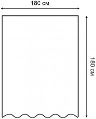 Штора для ванной «Альфа» - Фото 2