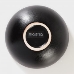 Миска фарфоровая на подставке из бамбука «Галактика» - Фото 5