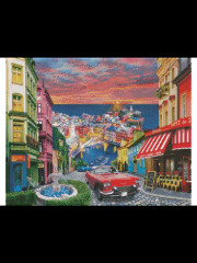 Мозаика алмазная «Итальянский город у моря» - Фото 6