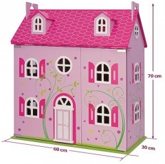 Большой деревянный дом для кукол Eichhorn - Фото 3