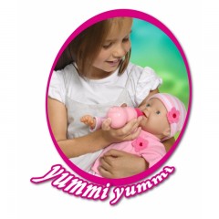 Кукла Лаура улыбающаяся с бутылочкой, 40см - Фото 2