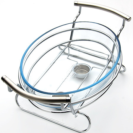 Мармит с крышкой на подставке