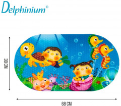 Коврик противоскользящий в ванну «Море» - Фото 2