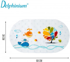 Коврик противоскользящий в ванну «Киты» - Фото 2