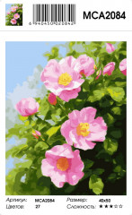 Картина по номерам «Нежные цветы» - Фото 1