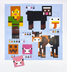 Пиксель-пазл «Алекс в деревне» - Фото 7