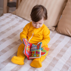 Книжка развивающая с шуршащими страничками и прорезывателем «Му 1st book. Цифры» - Фото 4