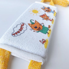 Мочалка с ручками для купания «Море привет» - Фото 7