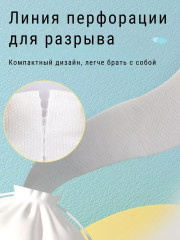 Набор хлопковых безворсовых салфеток в рулоне - Фото 3