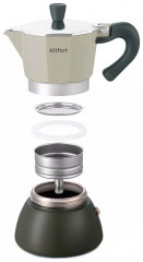 Кофеварка гейзерная КТ-7150 - Фото 1