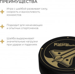 Шайба хоккейная - Фото 3