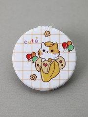 Зеркало компактное «Banana cat» - Фото 1