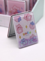 Зеркало компактное шейкер раскладное «Many little pig» - Фото 3