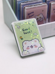 Зеркало компактное шейкер раскладное «Good luck Bear» - Фото 1