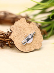 Значок ECO из дерева «О! Хомяк» - Фото 1