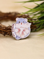 Значок ECO из дерева «О! Хомяк» - Фото 2