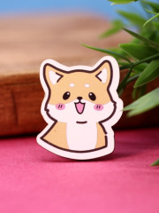 Значок ECO из дерева Fox love - Фото 3