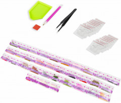 Алмазная мозаика «Бело-розовые розы» - Фото 7