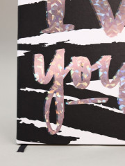 Блокнот «I love you metallic» - Фото 2