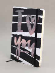 Блокнот «I love you metallic» - Фото 4