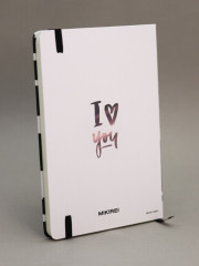Блокнот «I love you metallic» - Фото 5