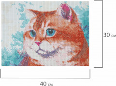 Алмазная мозаика «Кот» - Фото 6