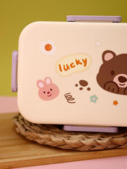 Ланчбокс «Bear and hare friends» - Фото 1