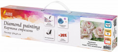 Алмазная мозаика «Бело-розовые розы» - Фото 13