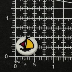 Набор пуговиц на ножке «Парусник» - Фото 1