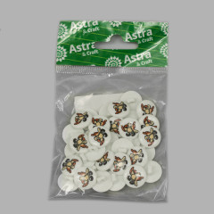 Набор пуговиц на ножке «Птичка» - Фото 1