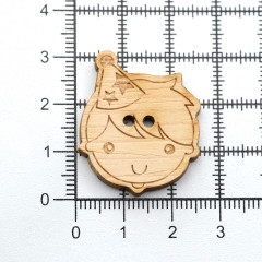 Набор пуговиц-фигурок «Мальчик и колпак» - Фото 3