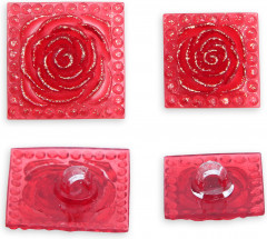 Набор пуговиц на ножке «Розочки» - Фото 1