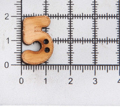 Набор пуговиц-фигурок «Цифра 5» - Фото 1