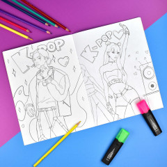 Раскраска «K-POP» - Фото 2