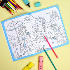 Принцессы и единороги. Большая раскраска - Фото 2