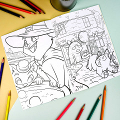 Раскраска с наклейками «Коты» - Фото 4