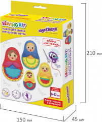 Набор для шитья игрушки из фетра «Матрешки» - Фото 13