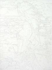 Картина по номерам «Девушка у моря» - Фото 4