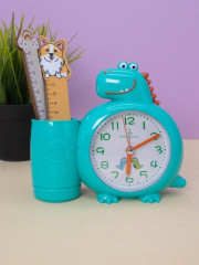 Часы-будильник с подставкой для канцелярии «Dinosaur» - Фото 1