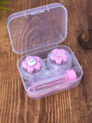 Контейнер для контактных линз «Duble flower-cat» - Фото 1