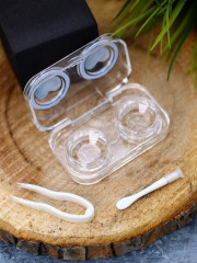 Контейнер для контактных линз «Circle hearts» - Фото 1