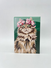 Обложка для ветеринарного паспорта «Beautiful cat» - Фото 1