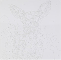 Картина по номерам «Красочный оленёнок» - Фото 2