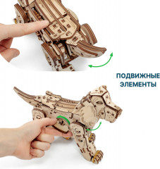Конструктор деревянный 3D «Механический щенок» - Фото 3