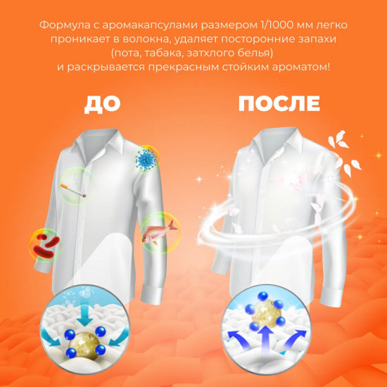 Кондиционер для белья с ароматом грейпфрута «Grapefruit & Fresh»