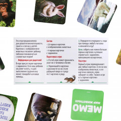 Игра настольная «Мемо. Мир животных» - Фото 4